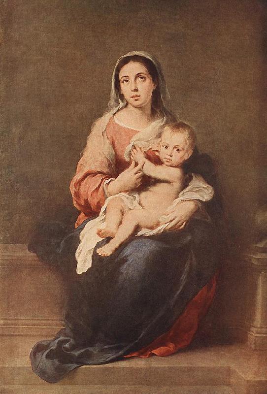 MURILLO, Bartolome Esteban Madonna and Child eryt4